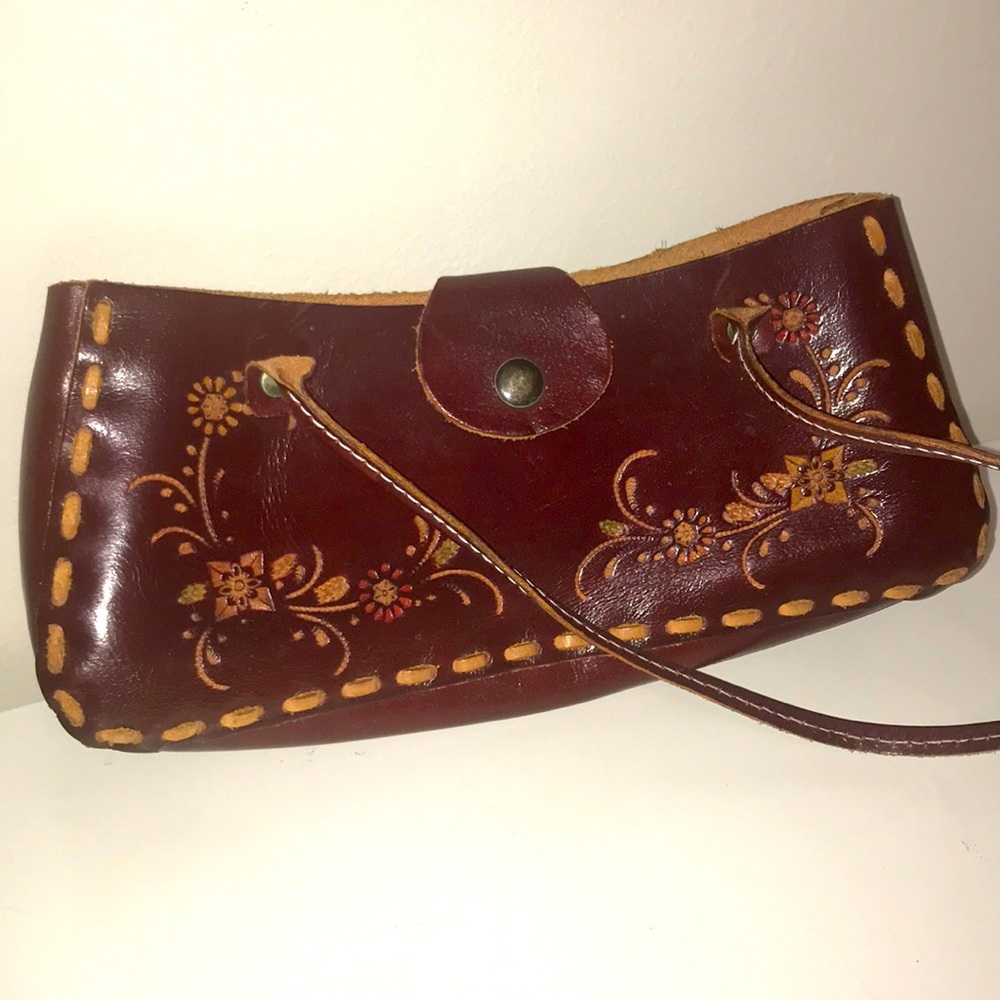 Red Leather Purse